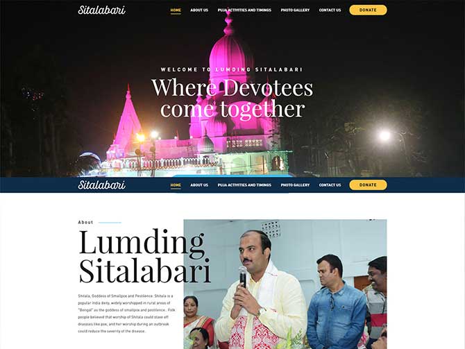 Lumding Sitalabari - Website Designed By Amarta Dey